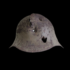 苏联红军战损ssh-36钢盔 - 列宁格勒地区发现